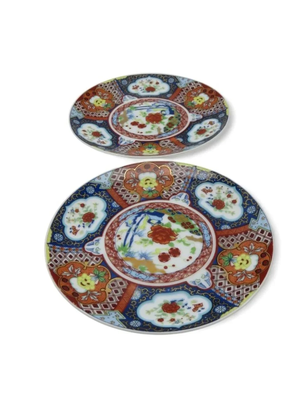 Tajimi China Imari Floral Plate Set of 2 Japan Vintage 6" - Picture 10 of 10